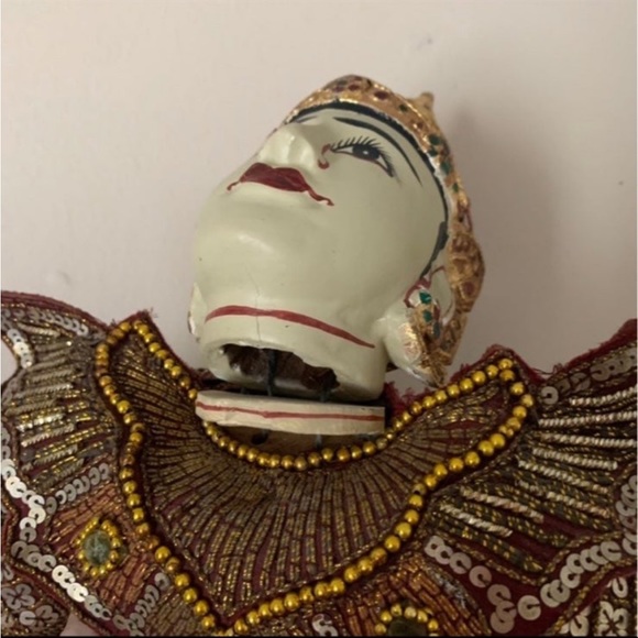 Indonesian Thai Burmese Asian Handmade Marionette Wooden Puppet LARGE - Picture 6 of 10